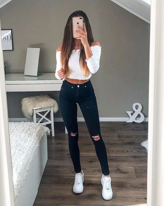 Casual and cool high school outfits