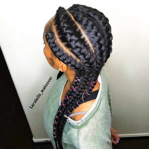 Five Cornrow Braids Hairstyles for Black Women 2