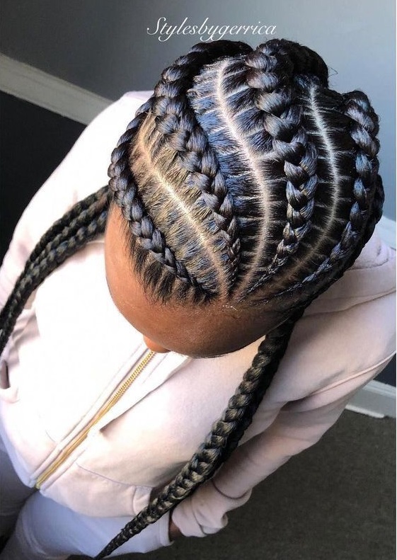Five Cornrow Braids Hairstyles for Black Women 1
