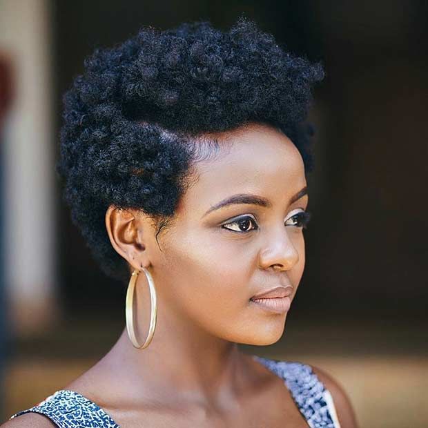 Afro Haircut for Women