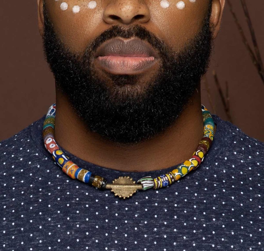 African Inspired Neck Beads - African Men's Fashion