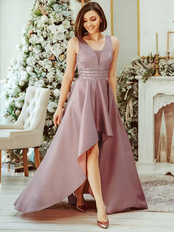 Nude Colored Dinner Gown for Ladies